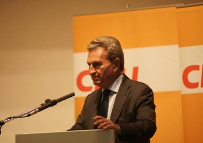 EU-Kommissar Günther H. Oettinger - EU-Kommissar Günther H. Oettinger